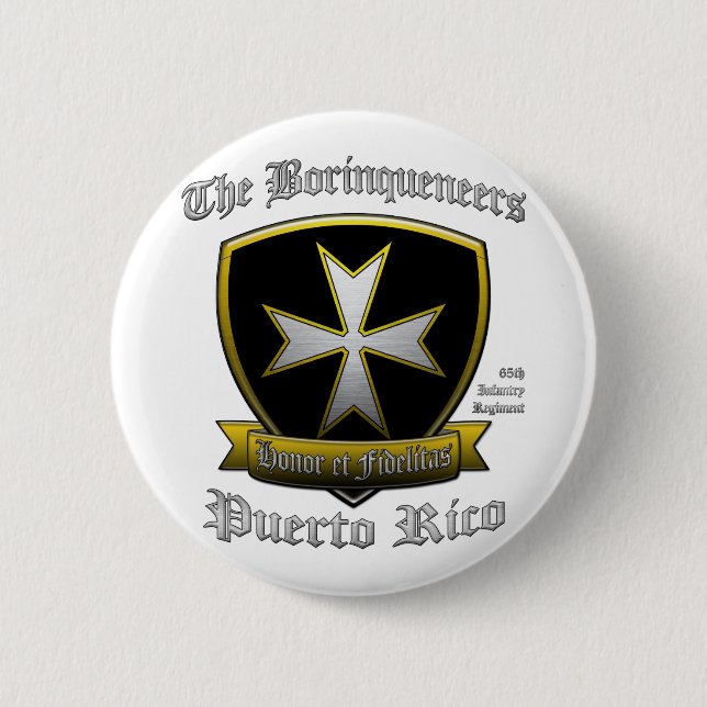 Borinqueneers Button (Front)