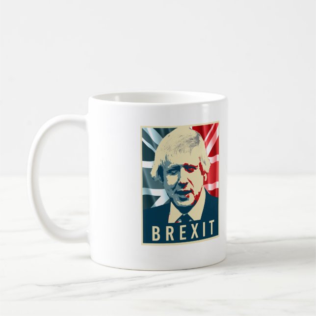 Boris Johnson Brexit Poster - -  Coffee Mug (Left)