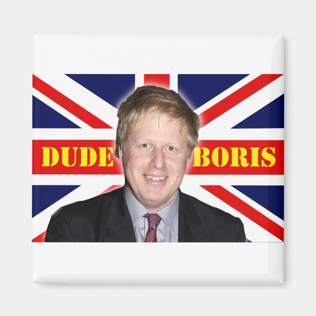 Boris Johnson DUDE Magnet (Front)