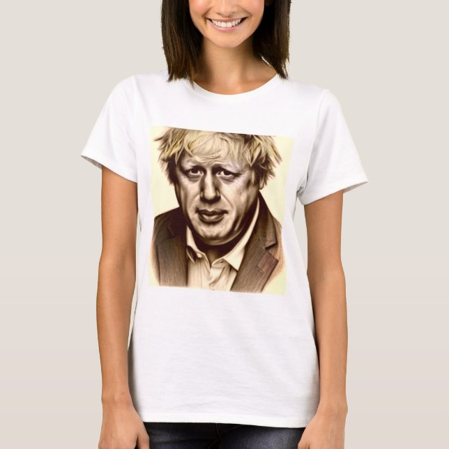 Boris Johnson Tee-Shirt T-Shirt (Front)