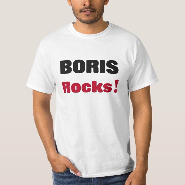 Boris Rocks T-Shirt (Front)