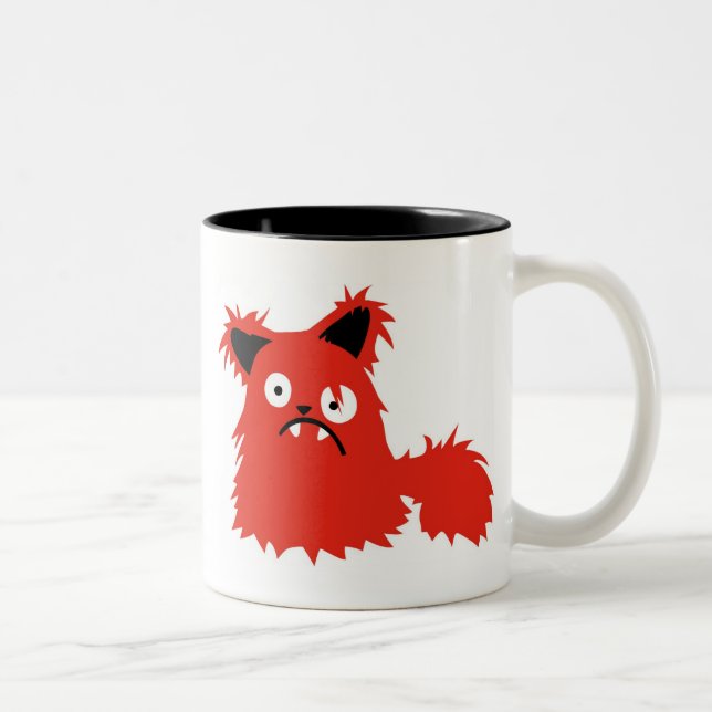Boris the Cat Two-Tone Coffee Mug (Right)