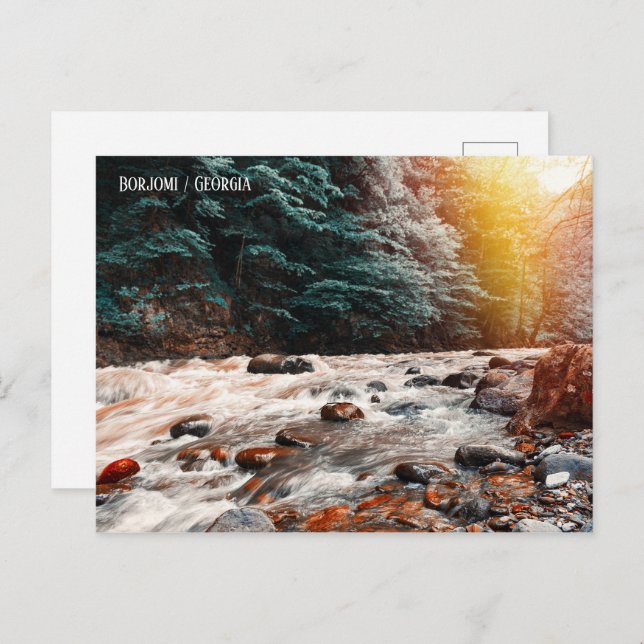 Borjomi creek postcard (Front/Back)