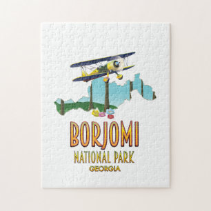 Borjomi National Park Georgia map Jigsaw Puzzle