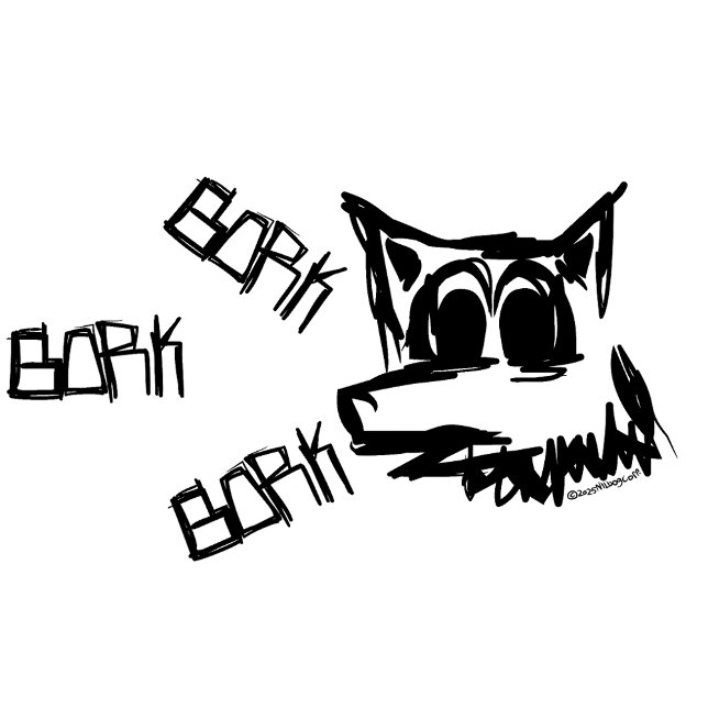 Bork Bork Dog Sweatshirt (Creator Uploaded)