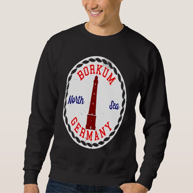 Borkum Germany North Sea Sweatshirt (Front)