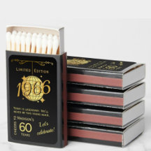 Born 1966 60th birthday party matches