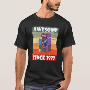 Born 1982  40th Birthday Retro 80s Video Game T-Shirt