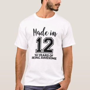 Born 2012 10Th Birthday Boys Girls 10 Years Of Bei T-Shirt