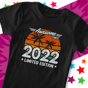 Born 2022 Limited Edition Retro Awesome Since 2022 T-Shirt