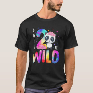 Born 2 Be Wild Birthday Decorations Girl Boy Baby T-Shirt