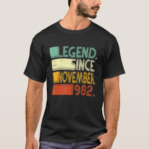 Born 40th Birthday  40 Years Legend Since November T-Shirt