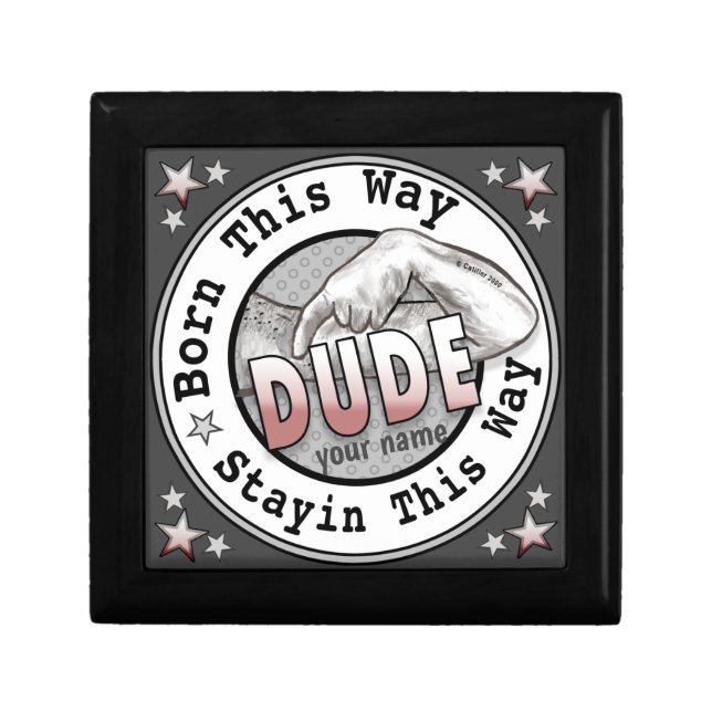  Born A Dude  Gift Box (Front)
