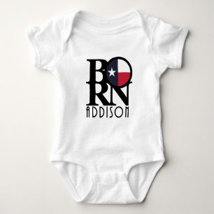 BORN Addison Texas Baby Bodysuit