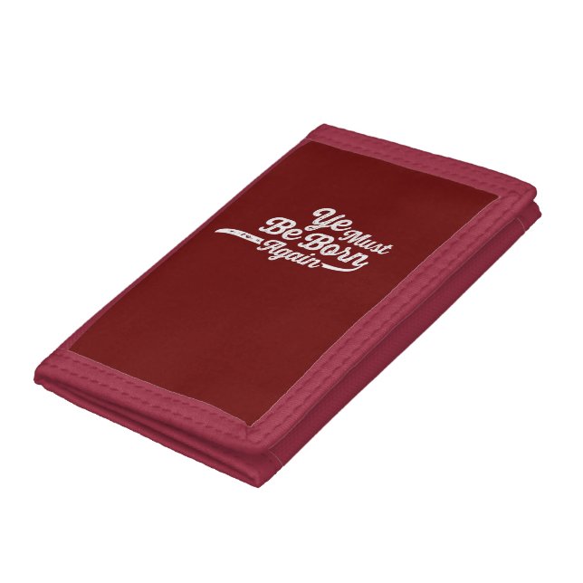 Born Again: A Modern Take on a Timeless Message Trifold Wallet (Bottom)