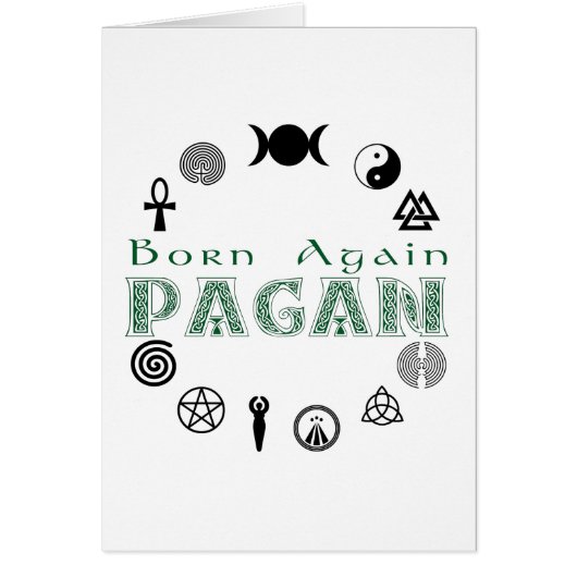 Born Again Pagan Cards (Front)