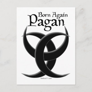 Born Again Pagan Postcard