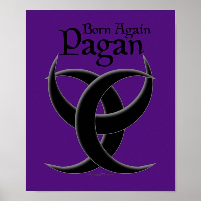 Born Again Pagan Purple Posters