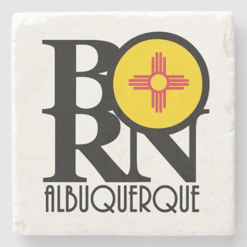 BORN Albuquerque Stone Coaster
