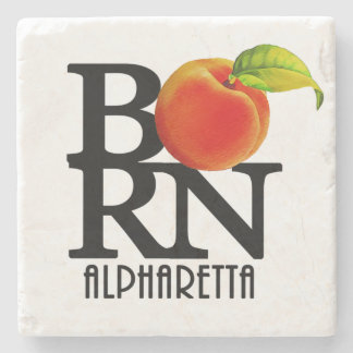 BORN Alpharetta Georgia Stone Coaster