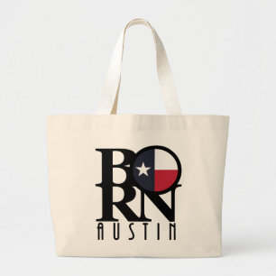 BORN Austin Texas Large Tote Bag