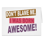 Born Awesome (Front Horizontal)