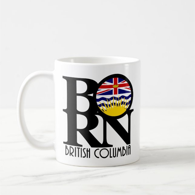 BORN British Columbia 11oz Coffee Mug (Left)