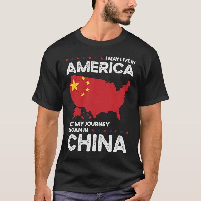 Born Chinese China American USA Citizenship  2 T-Shirt (Front)