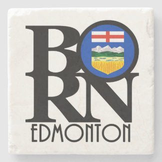 BORN Edmonton Alberta Stone Coaster