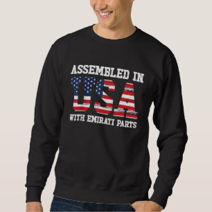 Born Emirati United Arab Emirates American USA Cit Sweatshirt