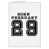 Born February 29 (Front)