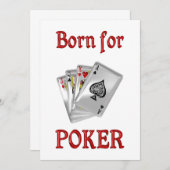 Born for Poker (Front/Back)
