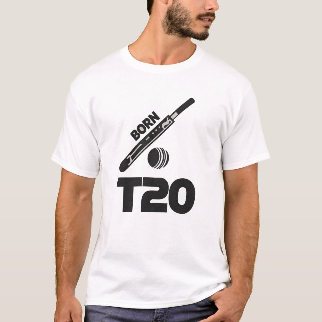 Born For T20 Cricket Graphic Tee (Front)
