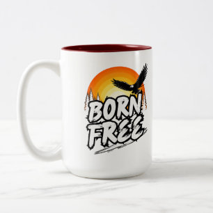 Born Free Eagle Graphic Mug