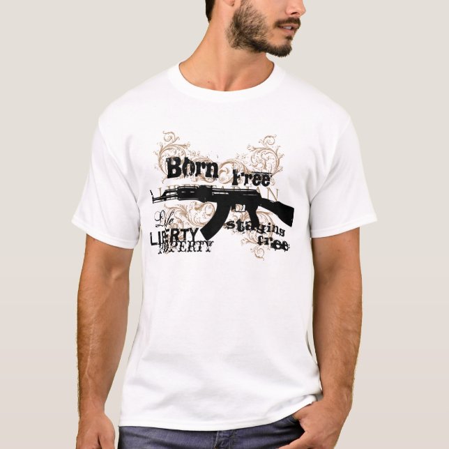Born Free Graphic T-Shirt (Front)
