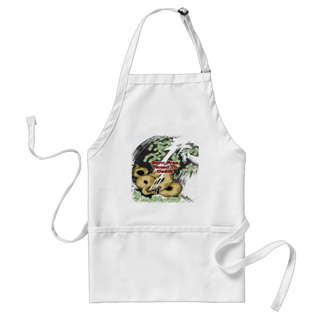 Born Free Taxed to Death Gifts and T-shirt Adult Apron (Front)