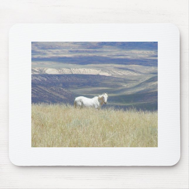 Born Free Wild Mustang Horse Mouse Pad (Front)