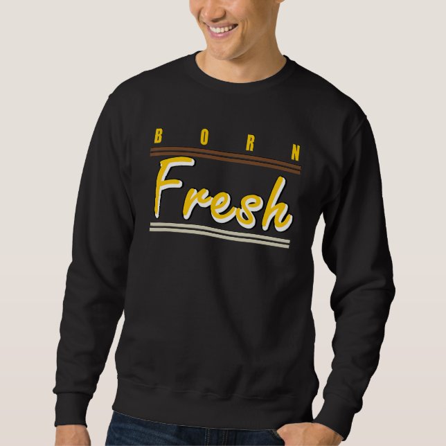 Born Fresh Heads Basketball Low Banana Matching Sweatshirt (Front)