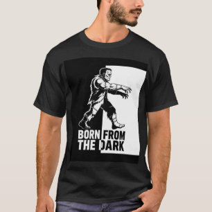 Born From The Dark Frankenstein Halloween T-Shirt