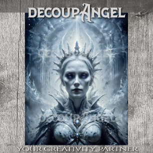 Born from the Darkness - Decoupage - Tissue Paper