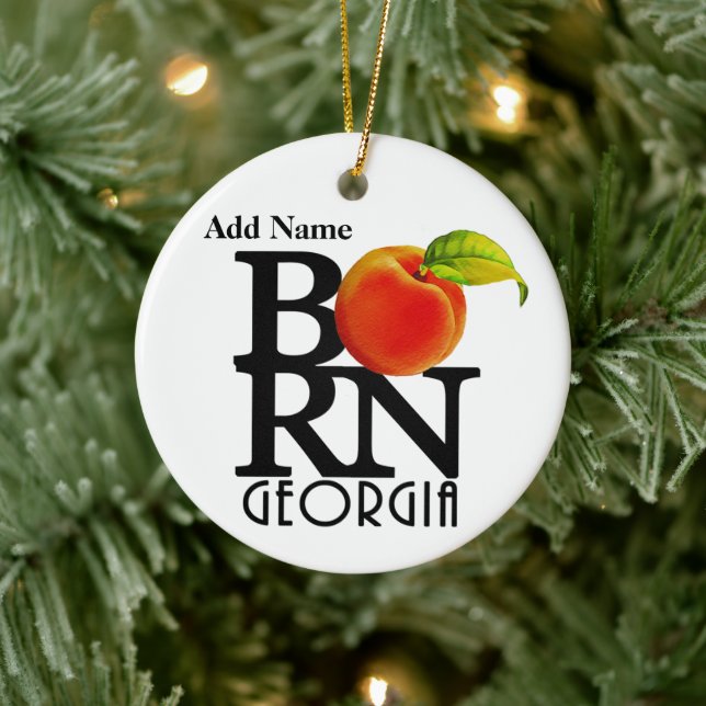 BORN Georgia Customizable Ornament (Tree)