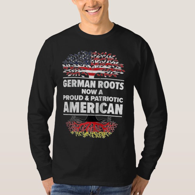 Born German Germany American USA Citizenship Ragla T-Shirt (Front)