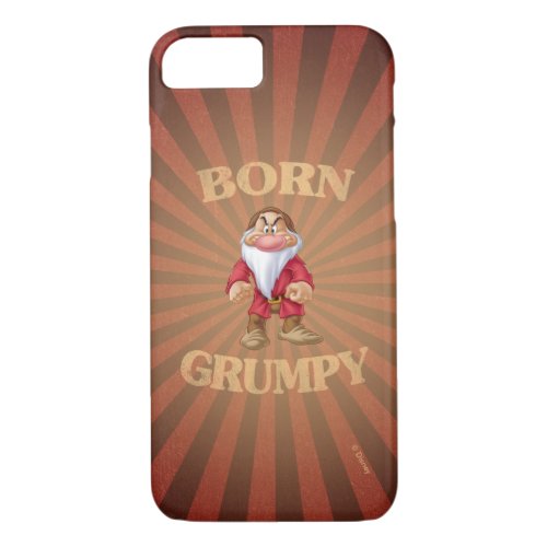 Born Grumpy iPhone 87 Case
