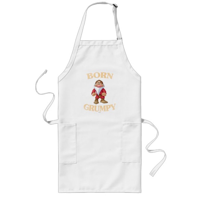Born Grumpy Long Apron (Front)