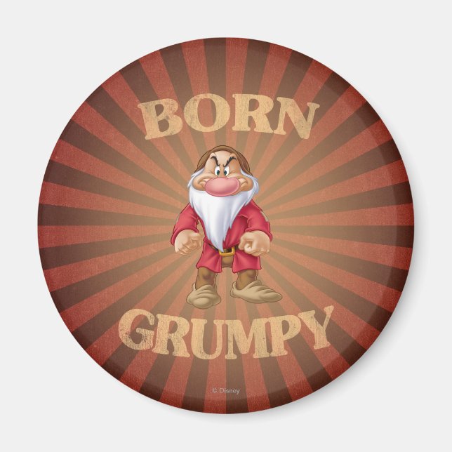 Born Grumpy Magnet (Front)