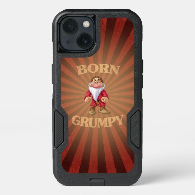 Born Grumpy Otterbox iPhone Case (Back)