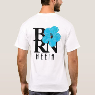 BORN Heeia Blue Hibiscus T-Shirt