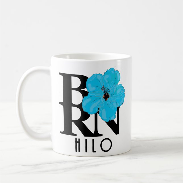 BORN Hilo Hawaii 11oz Coffee Mug (Left)