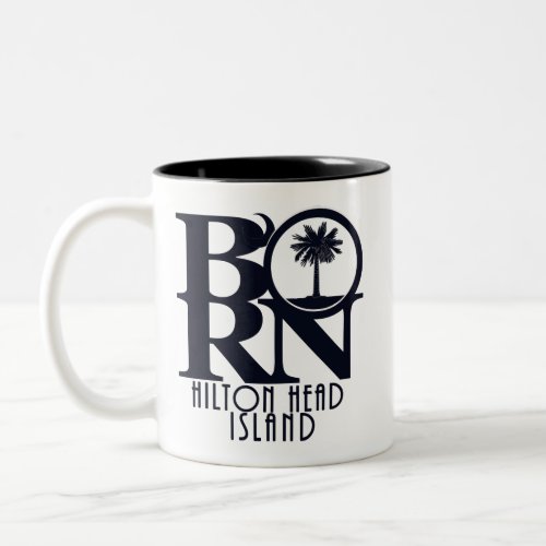 BORN Hilton Head Island 11oz Two_Tone Coffee Mug