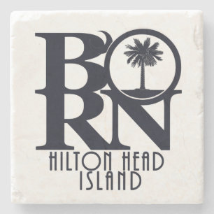 BORN Hilton Head Island  Stone Coaster